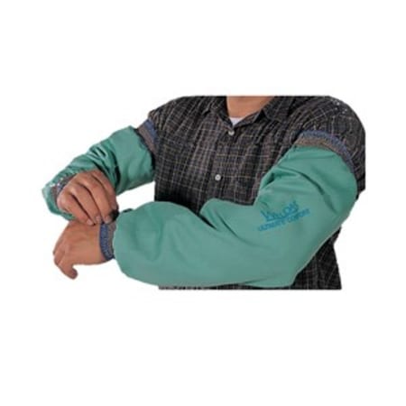 Weldas Sleeves, Visual Green, 9 oz. FR-7A flame retardant & washable 9 oz Cotton, 23 in., PR 33-7323